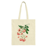 Floral Tote Bag, Pink Rose Tote, Botanical Art Bag, Vintage Flower Tote, Cottagecore Aesthetic Bag, Gift for Her, Everyday Tote Bag, Book - Tawshia